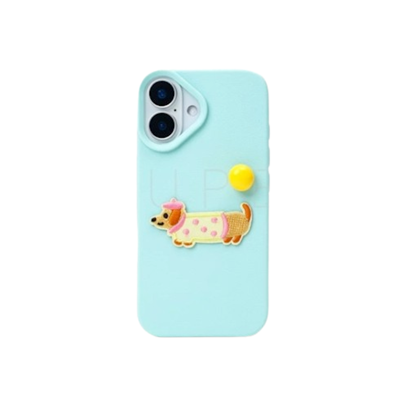 Simple Case with Sticker Doggy for iPhone 17 Tosca 1