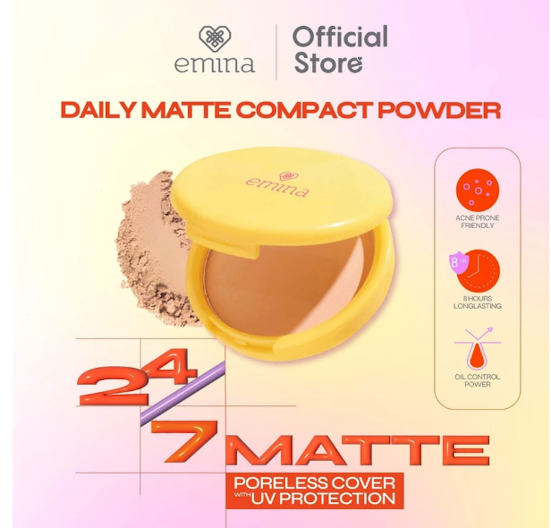 Daily Matte Compact Powder 02 Natural 3