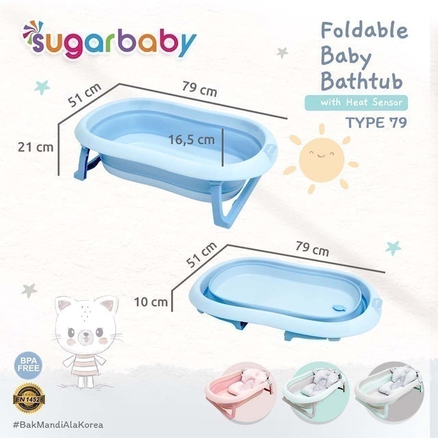 Sugarbaby Foldable Baby Bathtub