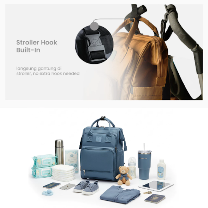 Papamama Clio Diaper Bag 3