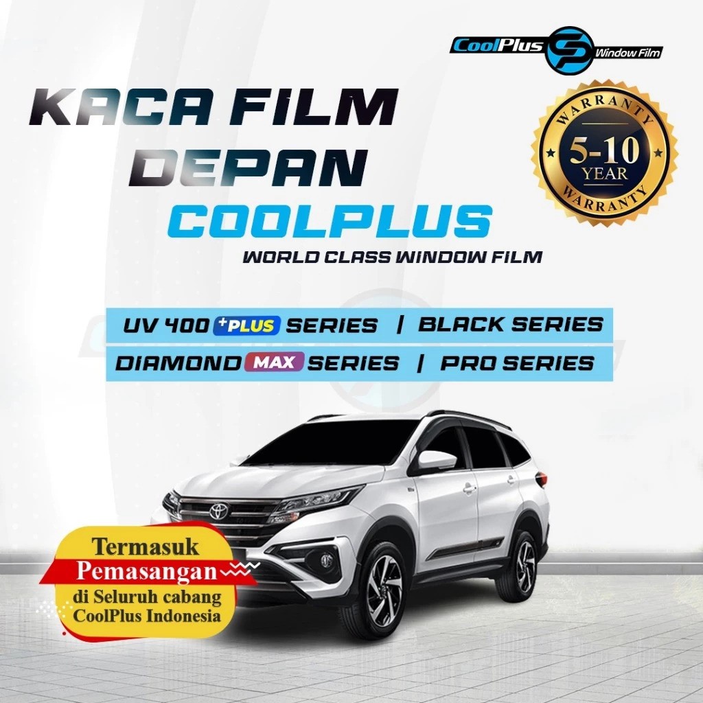 CoolPlus Kaca Film Depan Black Series 5
