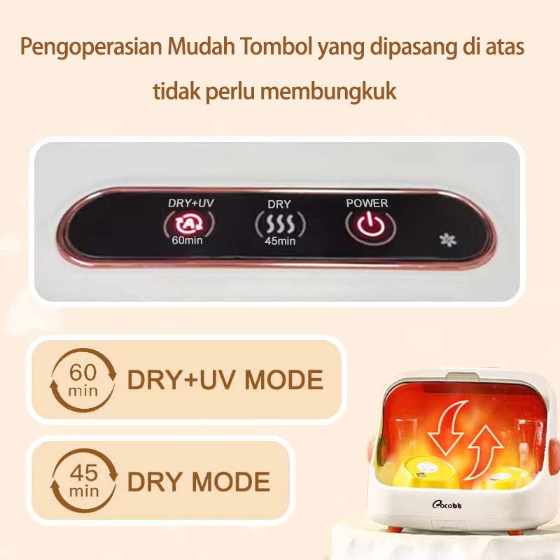COCOBB Sterilizer Botol Version A + Rak Piring 3