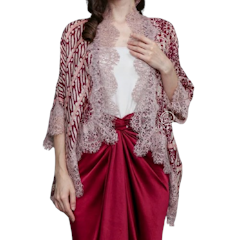 Aira Batik Cape Bolero