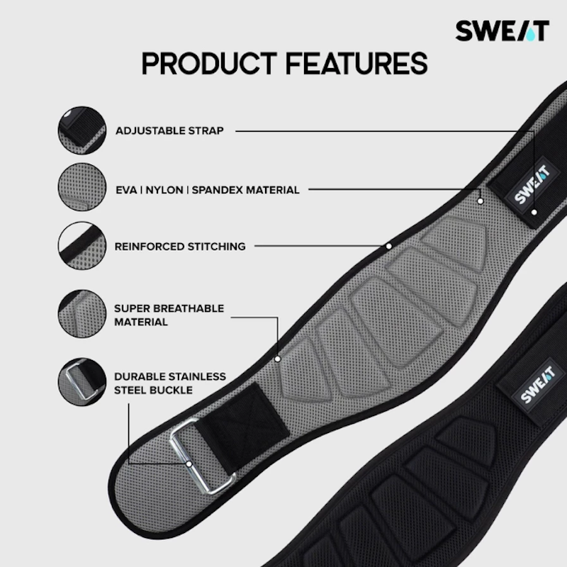 SWEAT Weightlifting Belt Eva 4