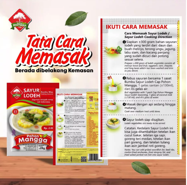 Wikarta Sari Cap Pohon Mangga Bumbu Sayur Lodeh