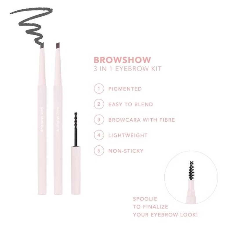 Sea Makeup Browshow Eyebrow Trio Kit 4
