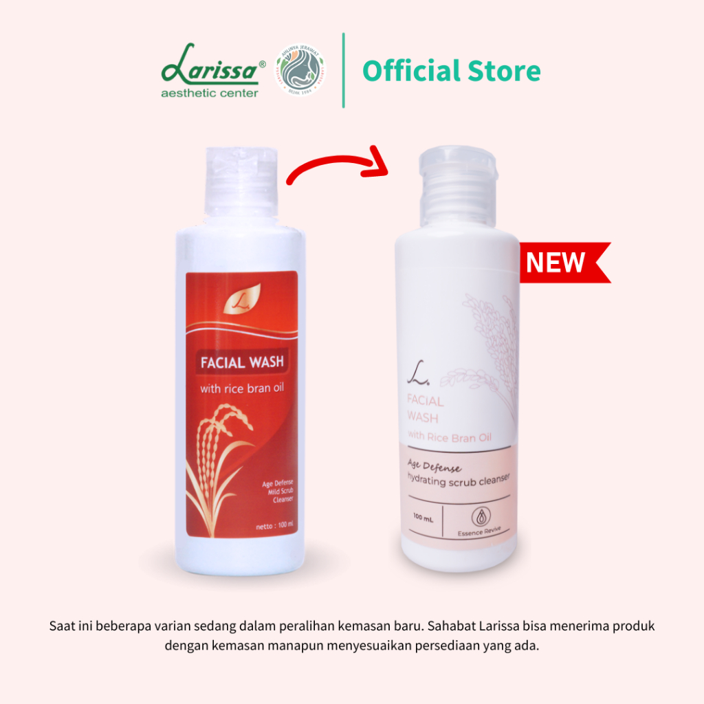 Larissa Aesthetic Center Larissa® Facial Wash with Rice Bran Oil