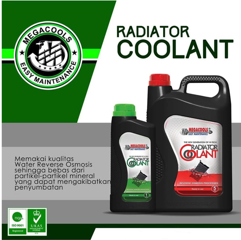 Megacools Radiator Coolant Green 5 L 2