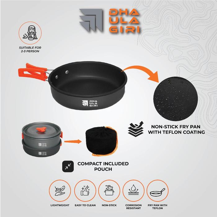 Dhaulagiri Nesting Camping Cooking Set 4