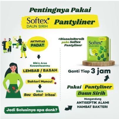 Softex Indonesia Softex Daun Sirih Pantyliner