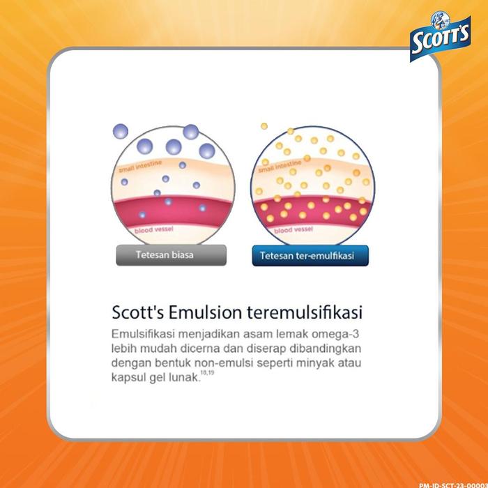 Haleon Scott’s Emulsion Vita Rasa Jeruk dengan Vitamin A dan D + Kalsium