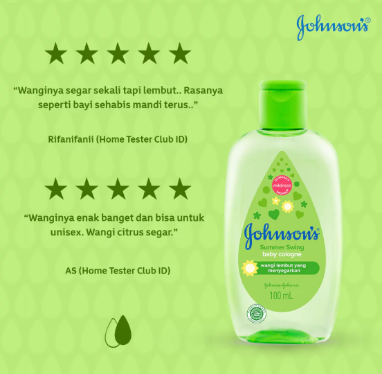 Johnson & Johnson Indonesia Johnson's Baby Summer Swing Baby Cologne