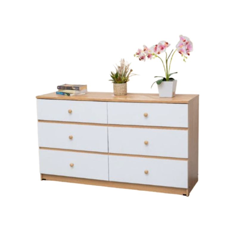Melody Furniture Yuki 6 Dresser 1