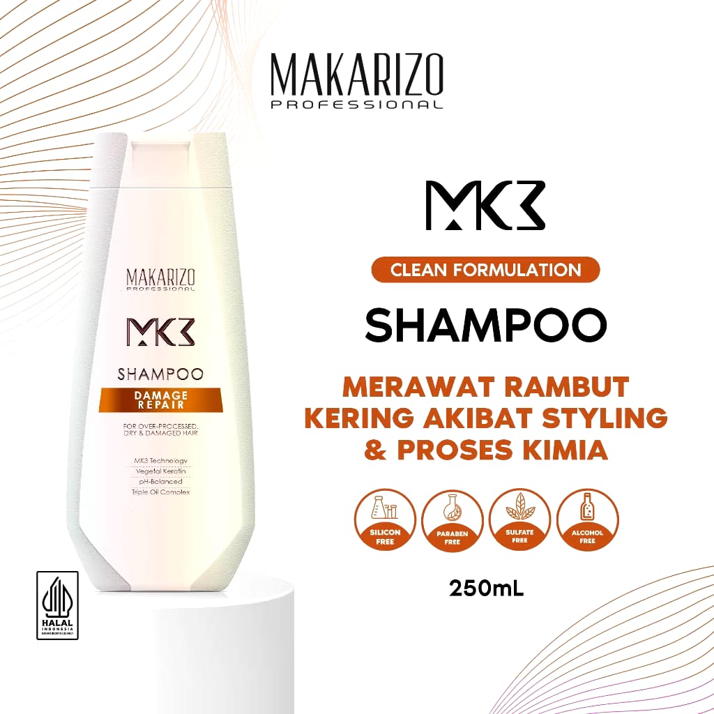 Akasha Wira International Makarizo Professional Makarizo MK3 Damage Repair Shampoo