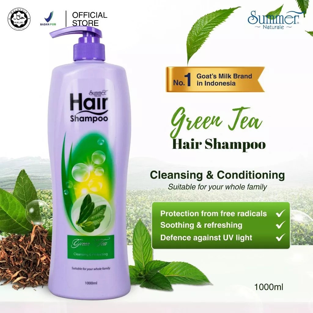 Skymatics Holdings Summer Naturale Hair Shampoo Green Tea