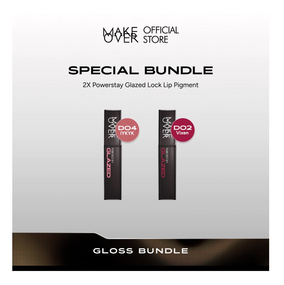 Paragon Technology and Innovation MAKE OVER Ombre Gloss D04 IYKYK + D02 Vixen