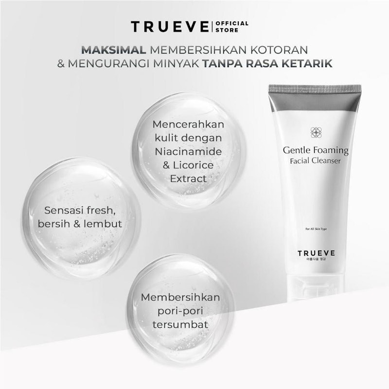 TRUEVE Gentle Foaming Facial Cleanser