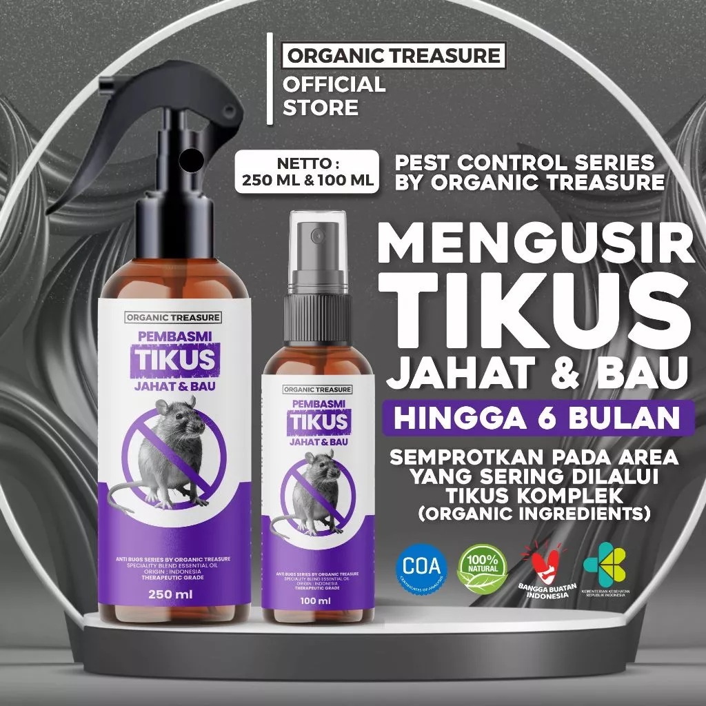  ORGANIC TREASURE Pembasmi Tikus Spray