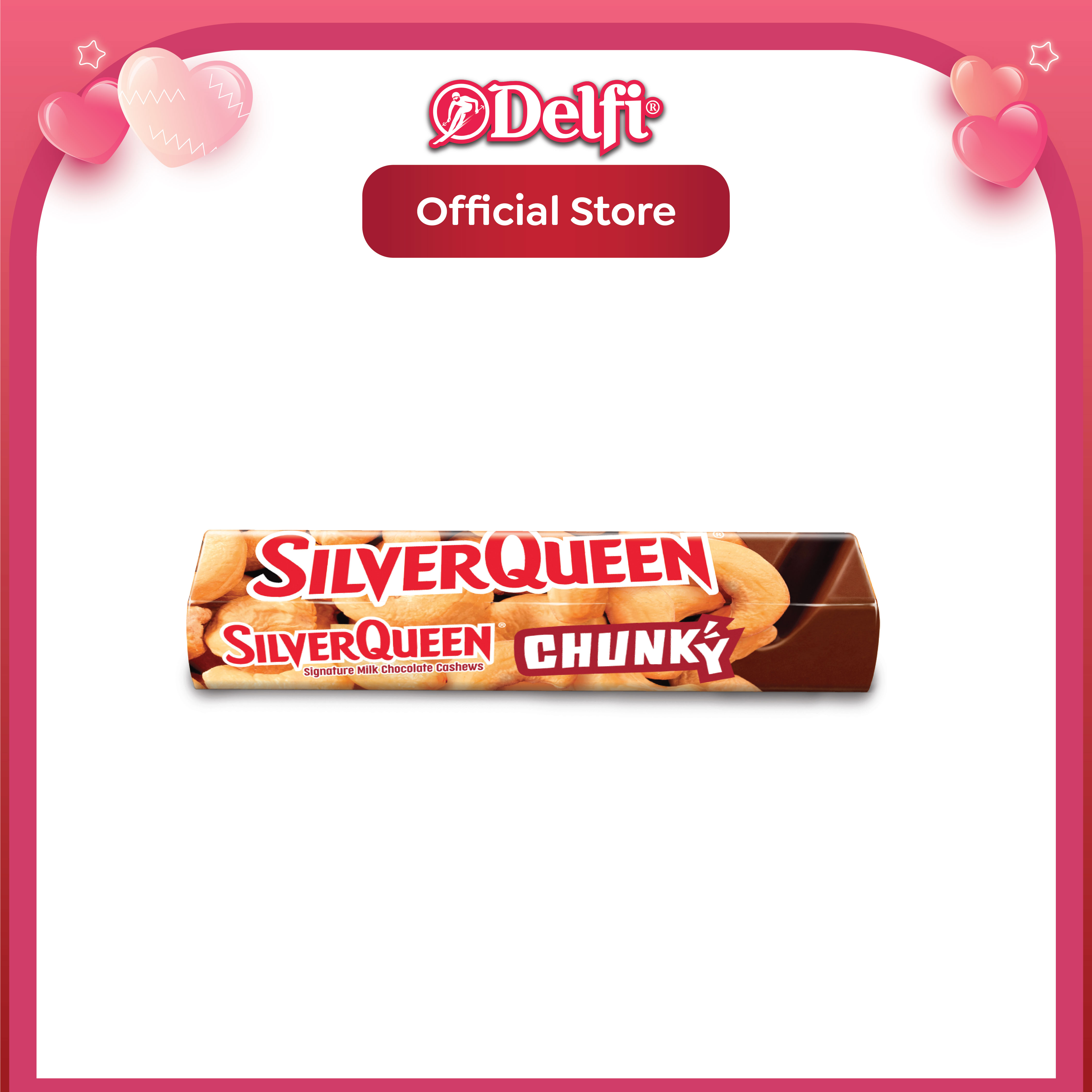 Perusahaan Industri Ceres (Delfi Group)  SilverQueen Chunky Cupid Valentine's Day 