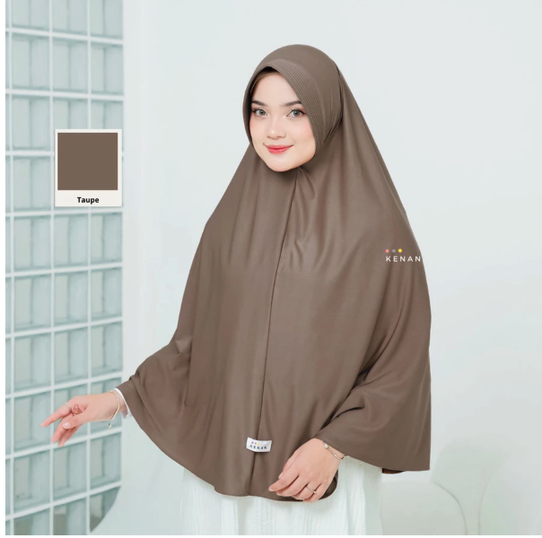  KENAN Sabrina Instan Hijab Bergo Daily Size XL Jumbo