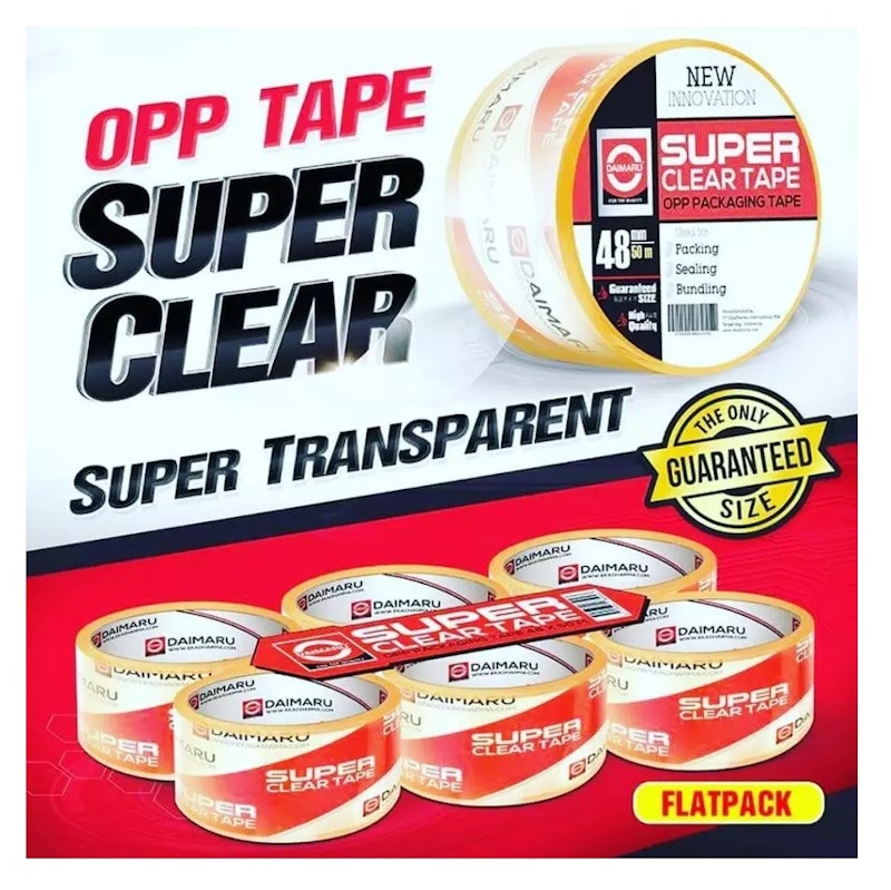 Daimaru OPP Super Clear Tape 48mm x 50m 4