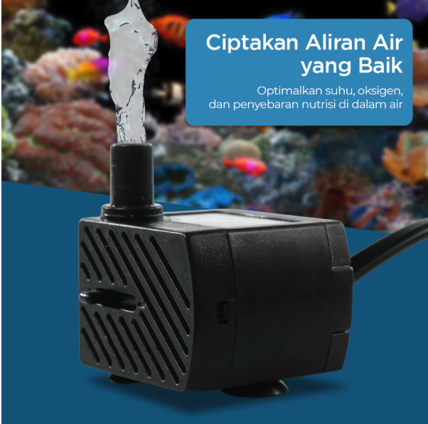 Jakarta Digital Nusantara TaffHOME Submersible Pump Fish Tank  JN-300/JN-200