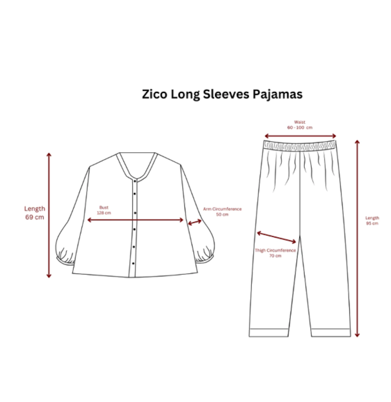 ECLAIR Sleepwear Zico Long Sleeves Pajamas Set 5