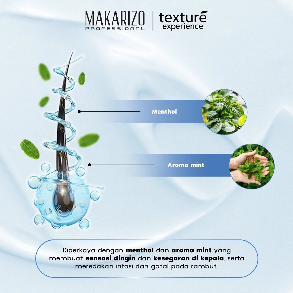 Akasha Wira International Makarizo Professional Texture Experience Conditioner Mint Sorbet