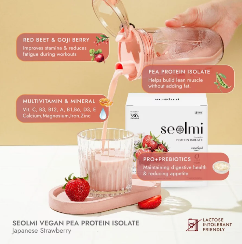 Seolmi Vegan Pea Protein Isolate Strawberry 3