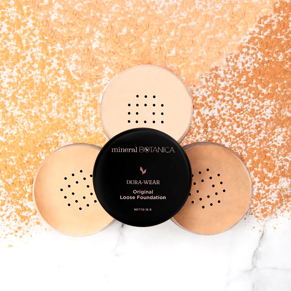 Mica Jaya Pratama Mineral Botanica Dura-Wear Original Loose Foundation Natural