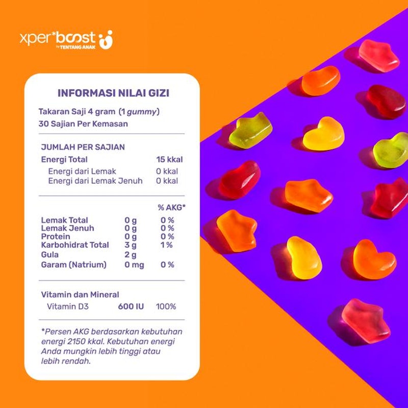 Expert Boost Gummy Tinggi Vitamin D 5