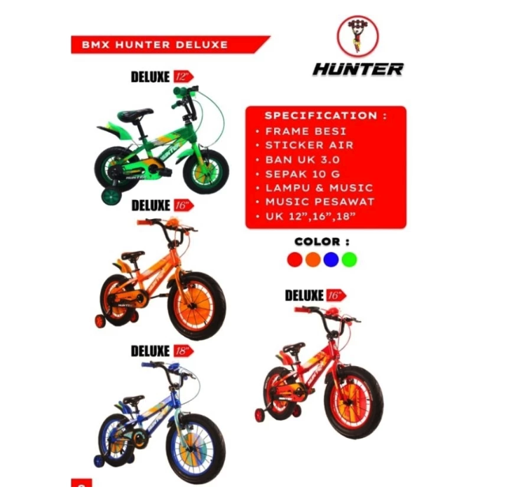 Roda Pasifik Mandiri Hunter BMX Super X Ban 3.0
