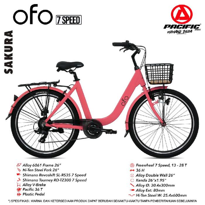 Pacific OFO City Bike 26 Inch