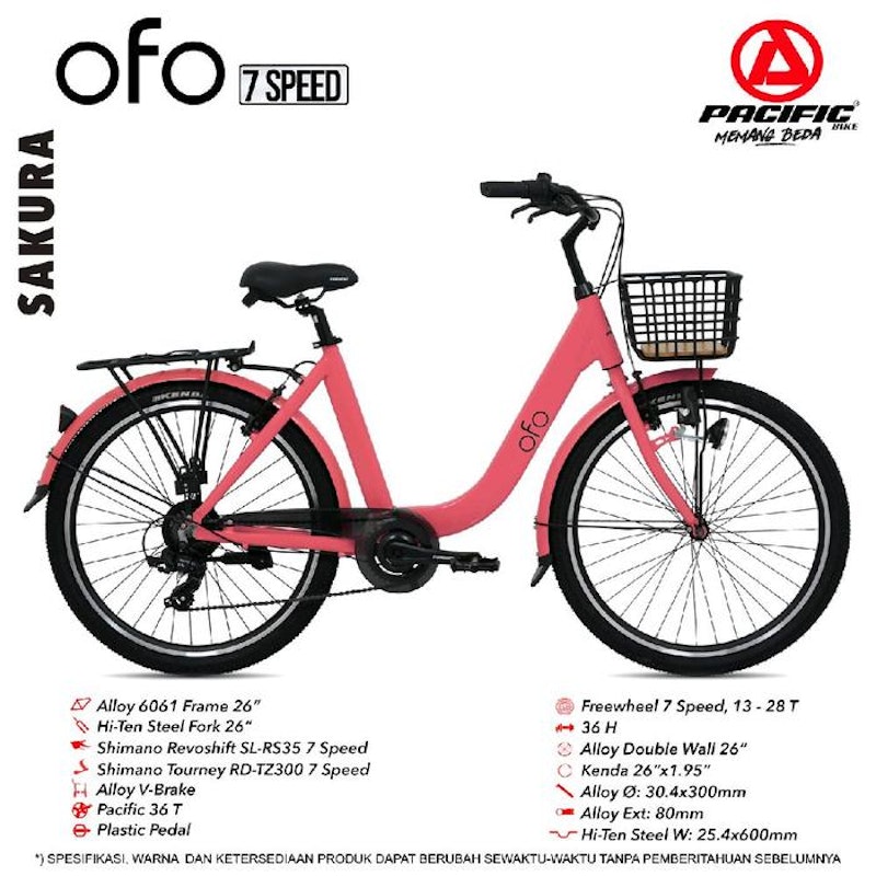 Pacific OFO City Bike 26 Inch 3