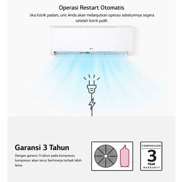 LG Electronics LG AC Split 3/4 PK Hercules Nova H07TN4