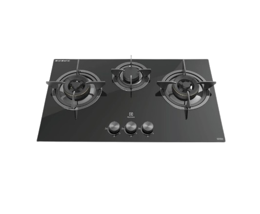 Electrolux ｜ Kompor Gas Tanam UltimateTaste 300 dengan 3 Tungku 78cm ｜ EHG7330BE