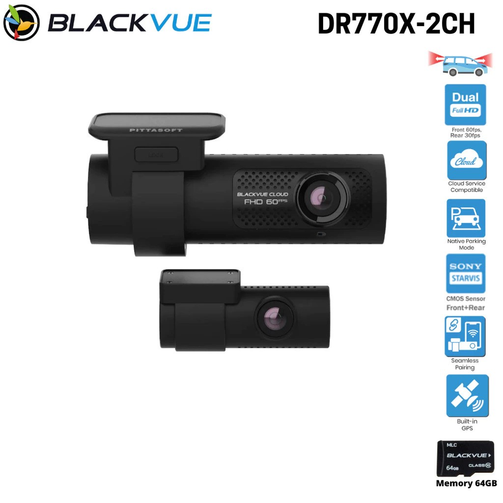 Pittasoft Blackvue Dashcam DR770X-2CH