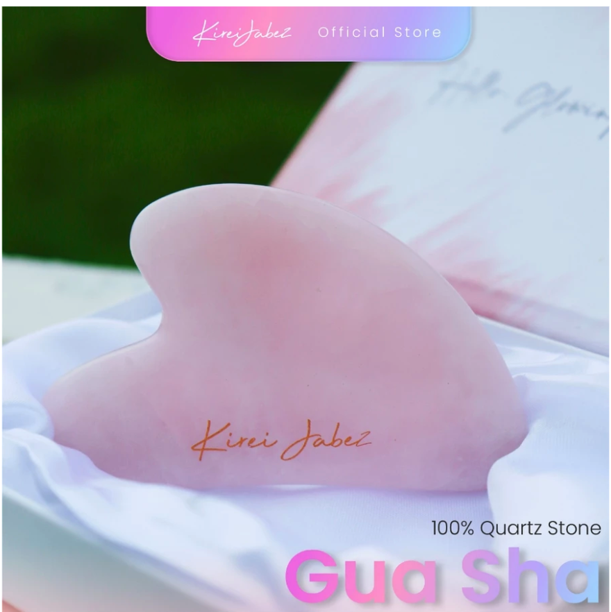  Kirei Jabez Gua Sha Rose Quartz Stone