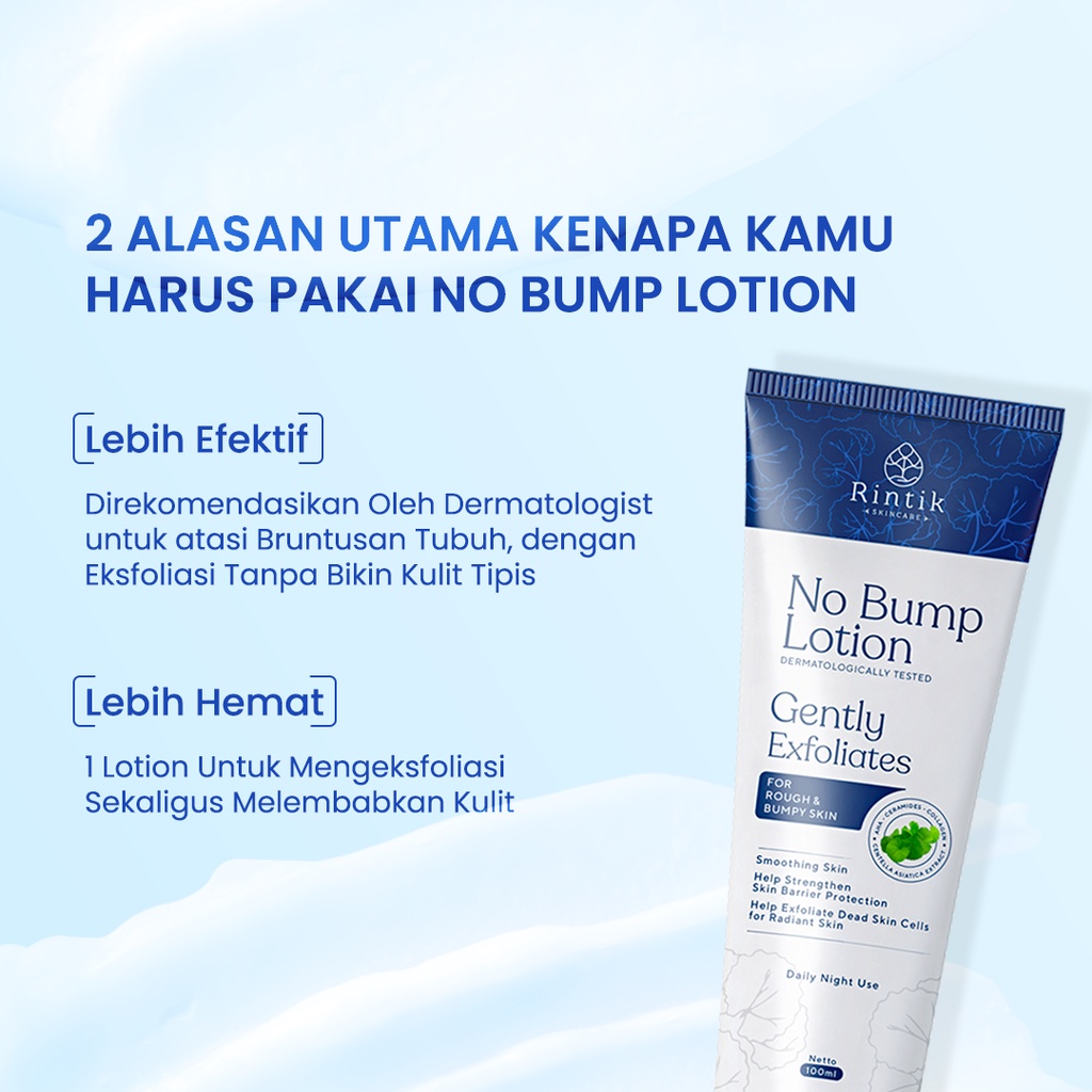 Rintik Natural Indonesia Rintik Skincare No Bump Lotion
