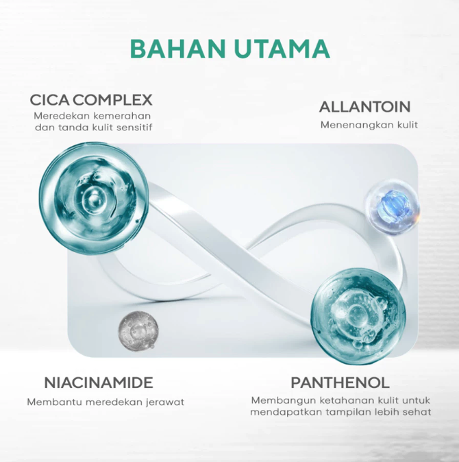 Paragon Technology and Innovation Wardah Cica Complex + Panthenol Ceramide Calm & Soothe Gel Moisturizer