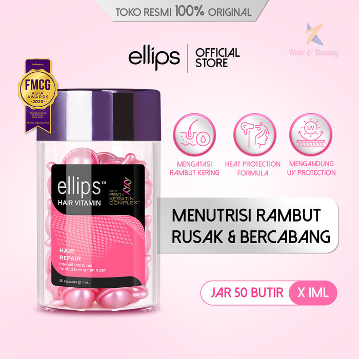 Kino Indonesia Ellips Hair Vitamin Pro Keratin Hair Repair Jar