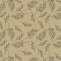 Wrapping Paper Brown Craft - Leaves