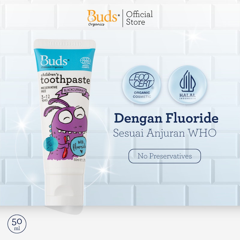 Buds Organics Children's Toothpaste with Flouride 4
