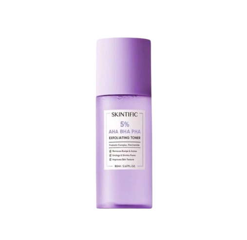 SKINTIFIC ｜ 5% AHA BHA PHA Exfoliating Toner