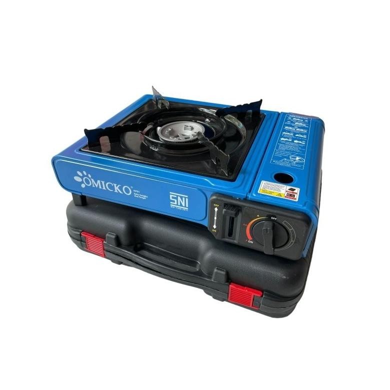 Wen Jaya Elektronic International Omicko Kompor Gas Portable 2 in 1 KP-01