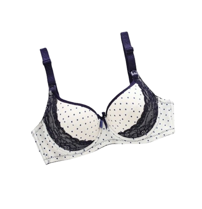 Eve Maternity Full Cup Wired Polkadot Nursing Bra 1