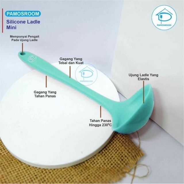 Pamosroom Mini Silicone Ladle Soup 