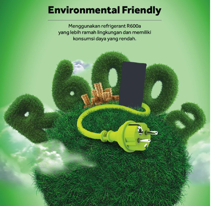 AQUA Japan AQUA Kulkas AQR-D205(MLS)