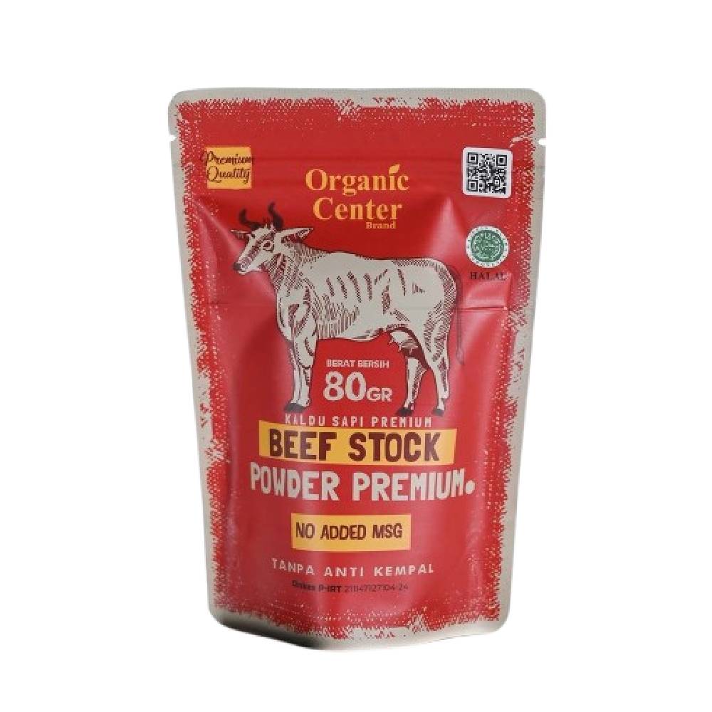 Organic Center Beef Stock Powder Premium 80 gram