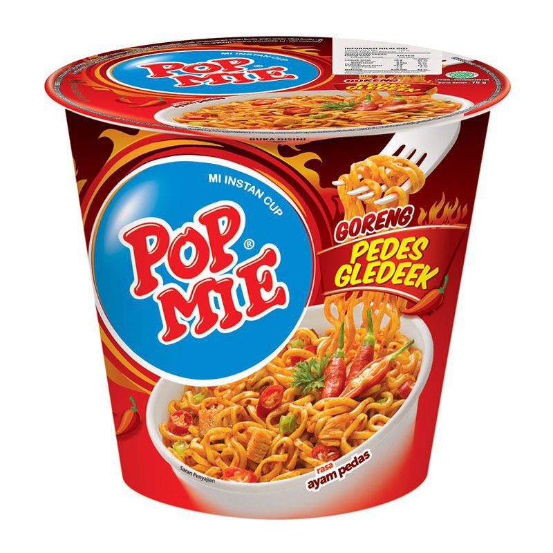 Indofood Pop Mie Pedes Gledeek